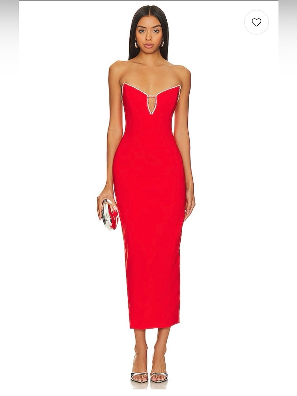 REVOLVE Bec Midi Dress in Red Runaway The Label